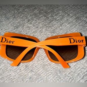 Christian Dior Orange sunglasses